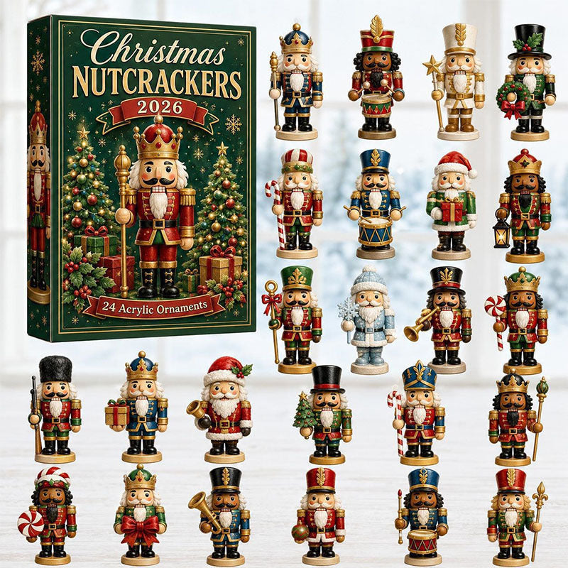 🎁24 Days Nutcracker Acrylic Ornament Advent Calendar