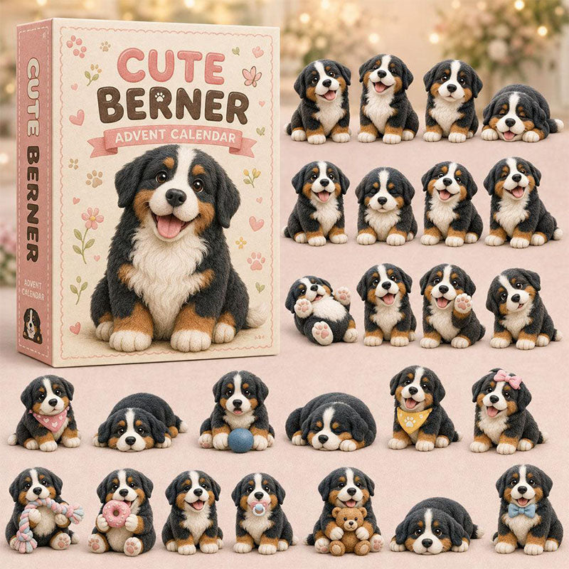 🎁24 Days Bernese Acrylic Ornament Advent Calendar