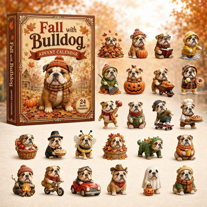 🎁24 Days Sport Dog Acrylic Ornament Advent Calendar