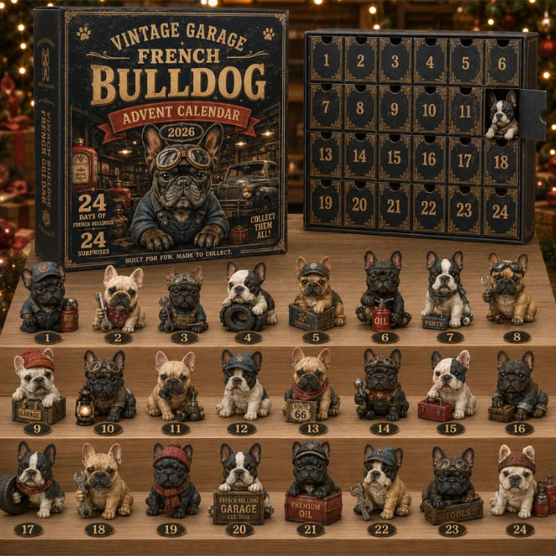🎁24 Days Sport Dog Acrylic Ornament Advent Calendar