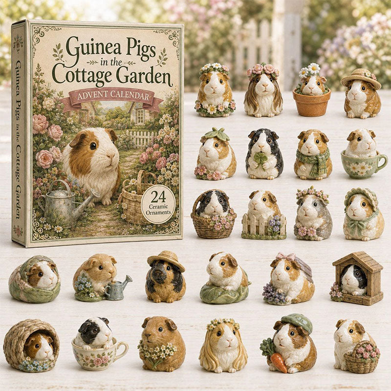 🎁🐹24 Days Guinea Pig Acrylic Ornament Advent Calendar