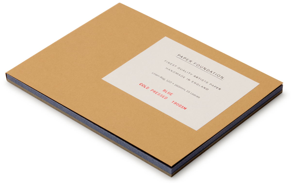 Cloth Blue Paper Foundation Art Pad