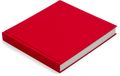 Square Japanese Cloth Bound Sketchbook, Red