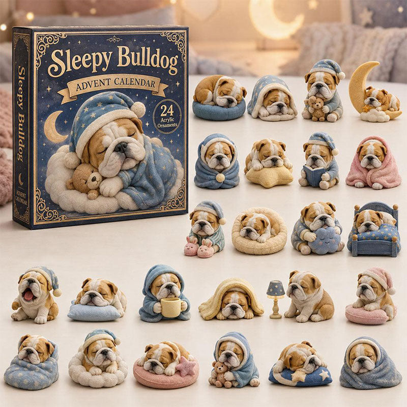 🎁24 Days Sport Dog Acrylic Ornament Advent Calendar