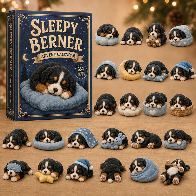🎁24 Days Bernese Acrylic Ornament Advent Calendar