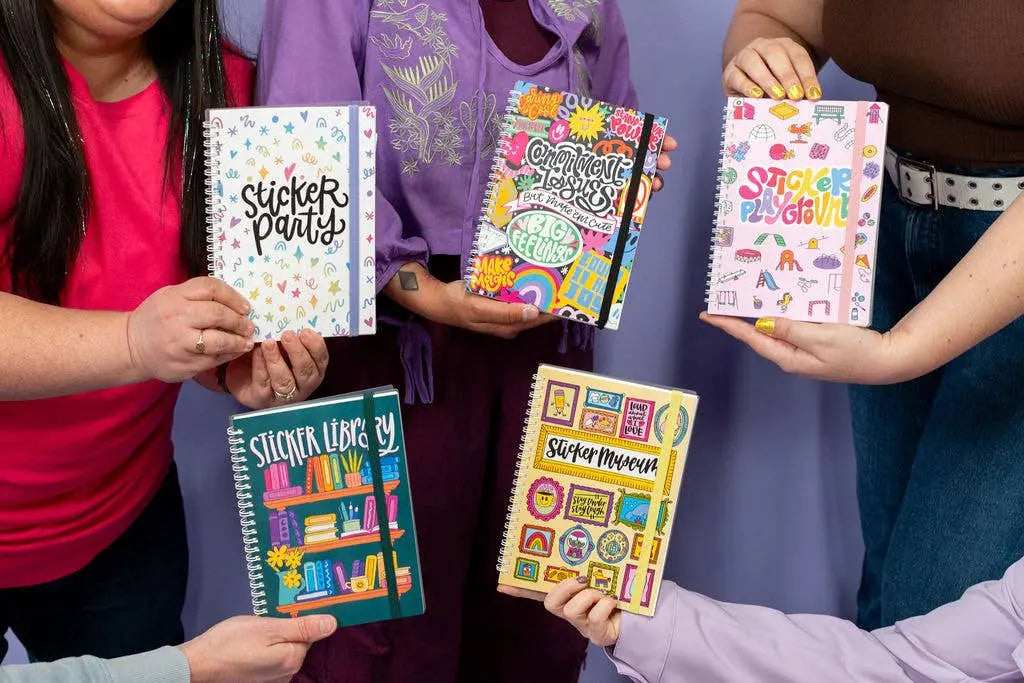 Sticker Library – Colorful Reading Reusable Sticker Book
