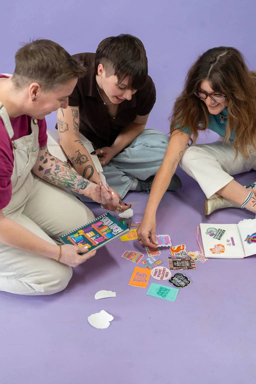 Sticker Library – Colorful Reading Reusable Sticker Book