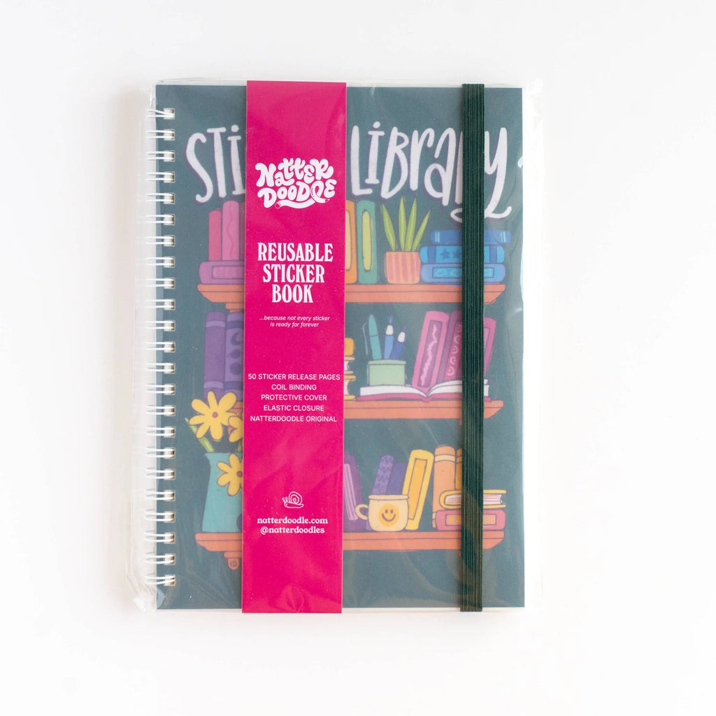 Sticker Library – Colorful Reading Reusable Sticker Book