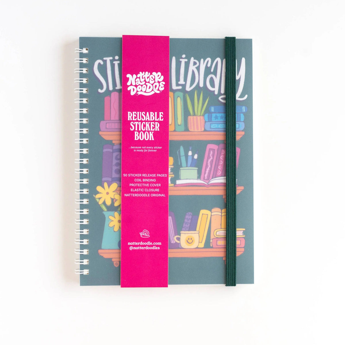 Sticker Library – Colorful Reading Reusable Sticker Book