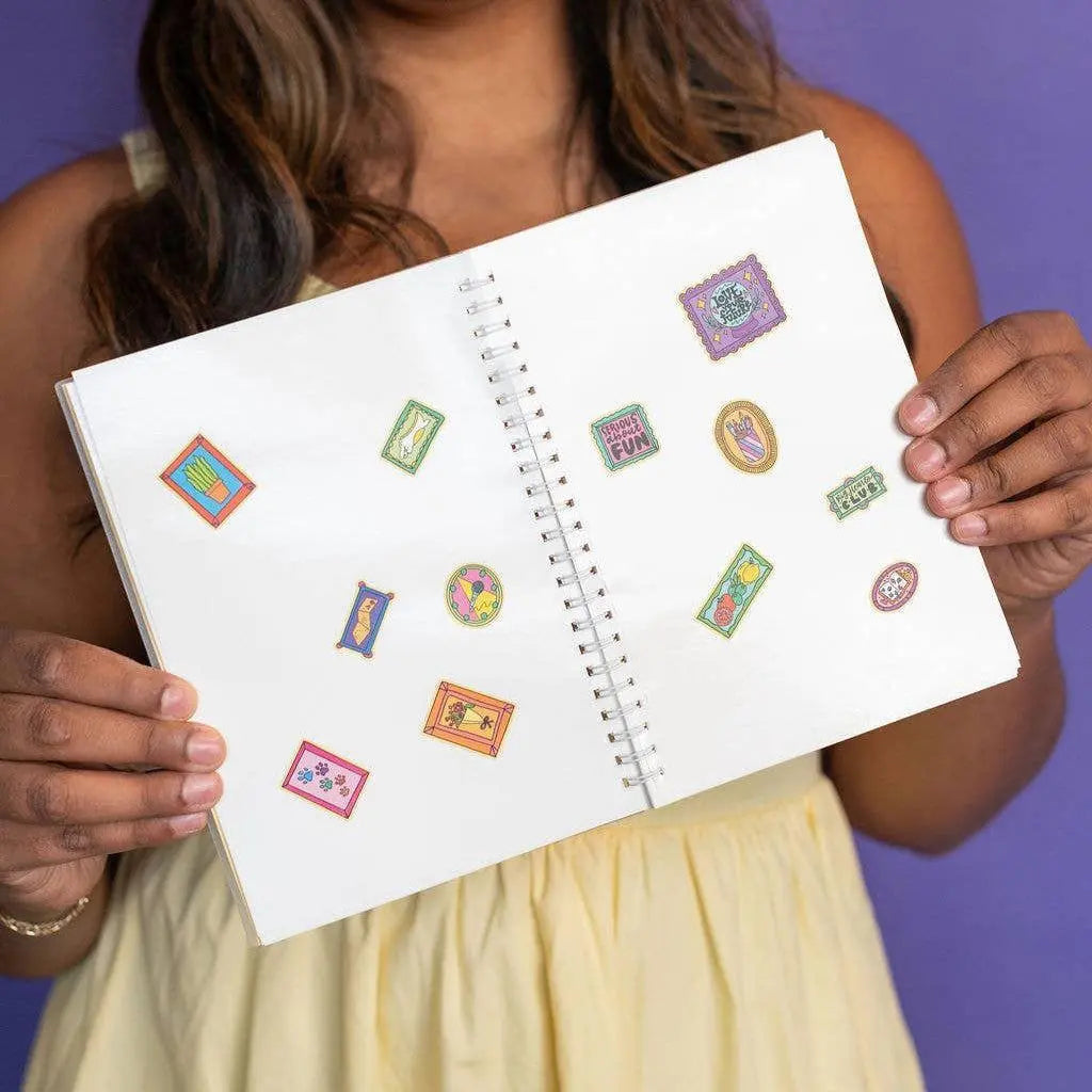Sticker Limbo Album – Pastel Reusable Sticker Storage