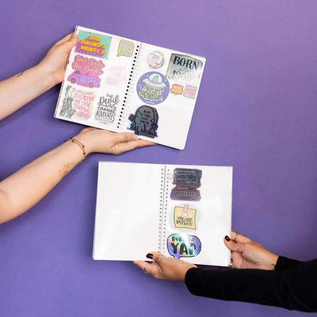 Sticker Limbo Album – Pastel Reusable Sticker Storage