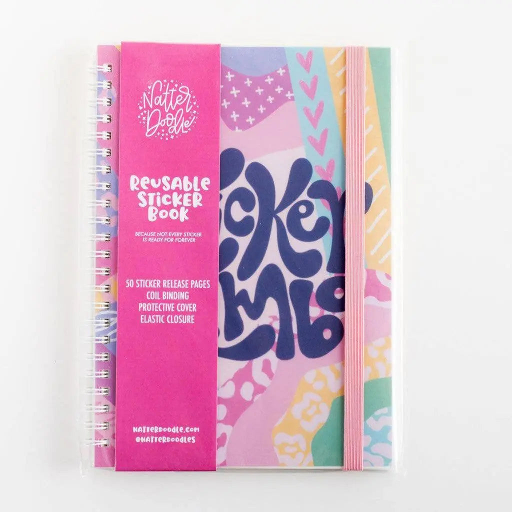 Sticker Limbo Album – Pastel Reusable Sticker Storage