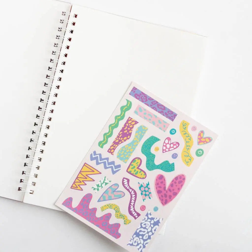 Sticker Limbo Album – Pastel Reusable Sticker Storage