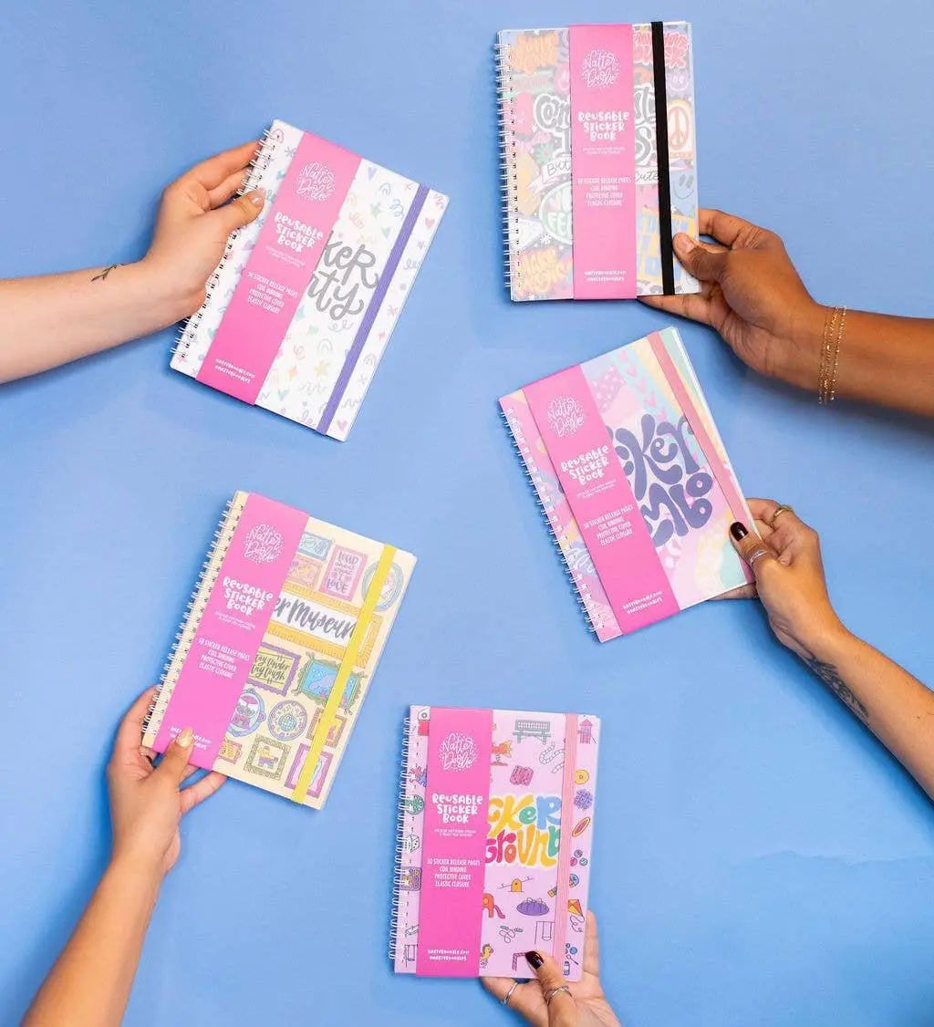Sticker Limbo Album – Pastel Reusable Sticker Storage