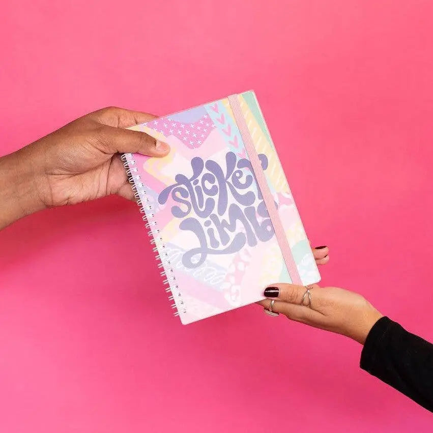 Sticker Limbo Album – Pastel Reusable Sticker Storage