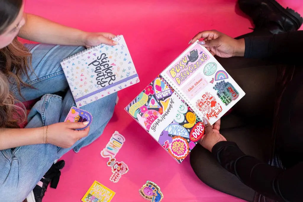 Sticker Party Album – Rainbow Reusable Sticker Book