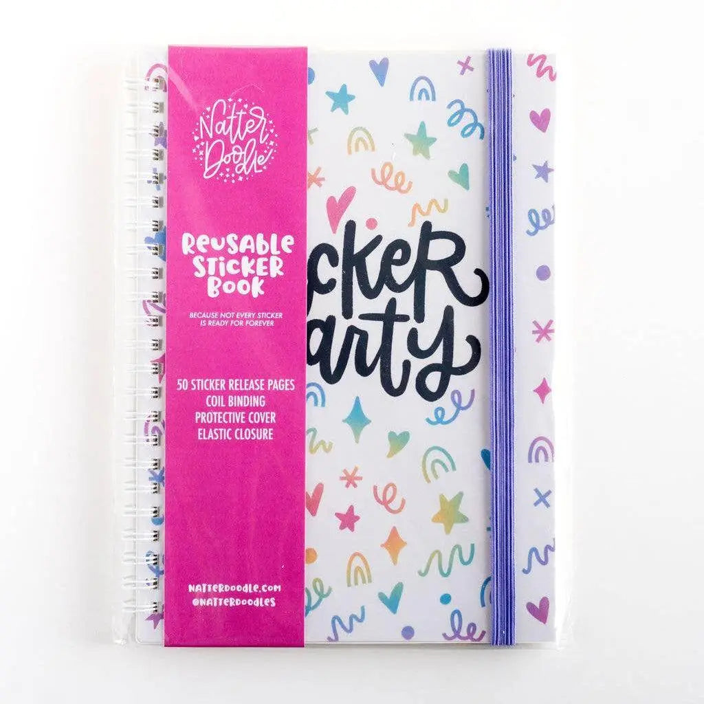 Sticker Party Album – Rainbow Reusable Sticker Book