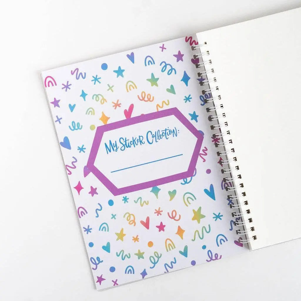 Sticker Party Album – Rainbow Reusable Sticker Book