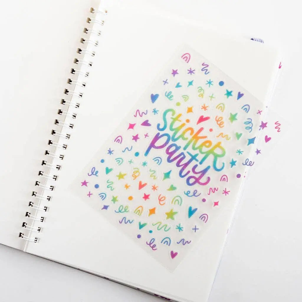 Sticker Party Album – Rainbow Reusable Sticker Book