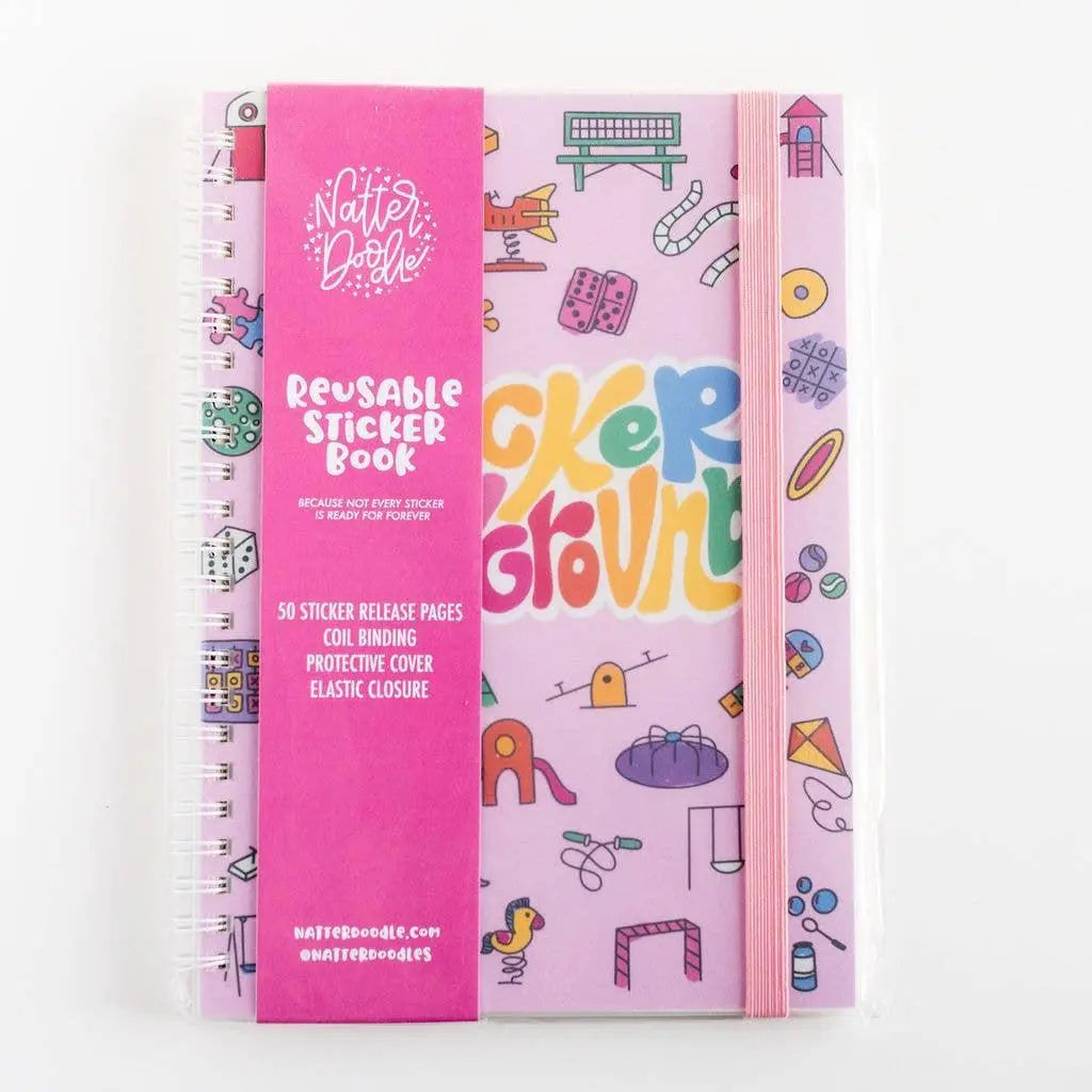 Sticker Playground Album – Playful Reusable Sticker Book