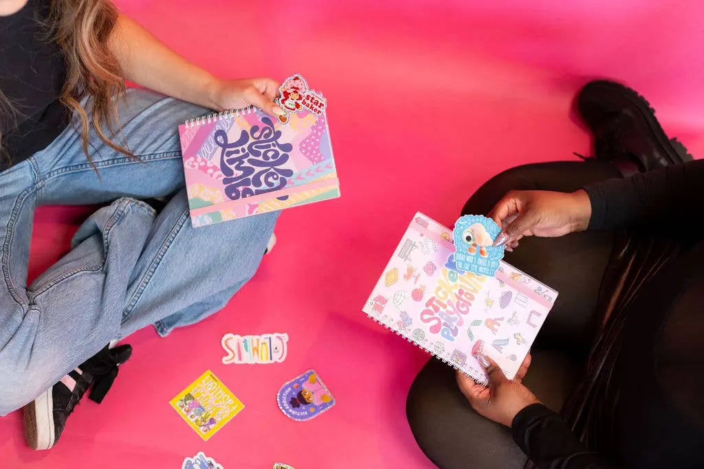 Sticker Playground Album – Playful Reusable Sticker Book