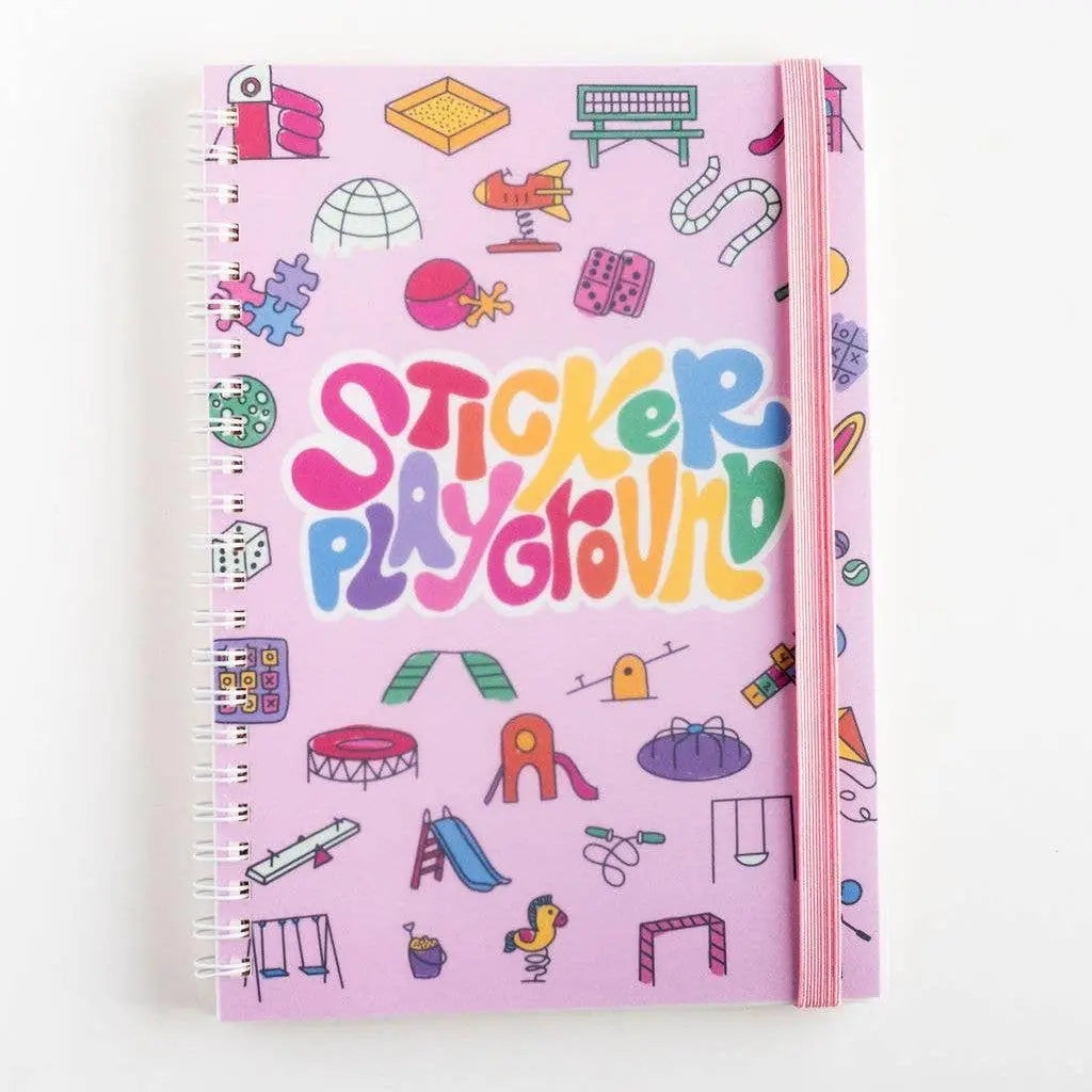 Sticker Playground Album – Playful Reusable Sticker Book
