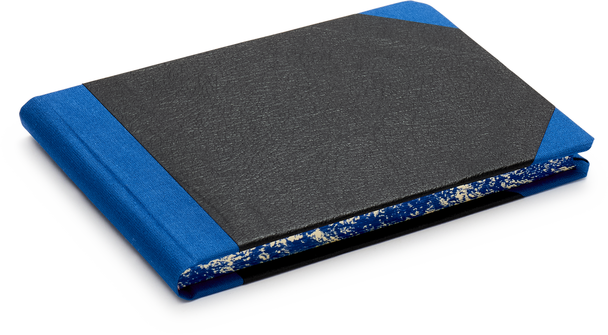 Blue Sewn Bound Hardback Pocket Sketchbook