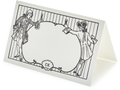 18th Century Gentlemen Letterpress Place Cards, Pack of 10