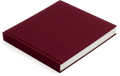 Square Japanese Cloth Bound Sketchbook, Bordeaux